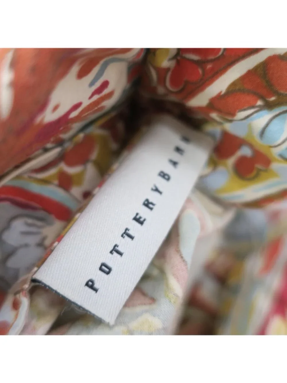 Pottery Barn Bella Paisley Rust Cotton Full Queen Duvet Cover & 2 Standard Shams